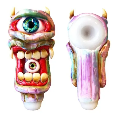 Creepy Oculist Glass Pipe Monster