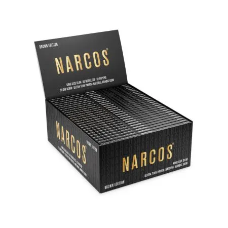 Narcos Brown King Size Slim Rol. Papers