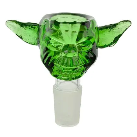 Yoda Green Glass Bong Bowl 18mm